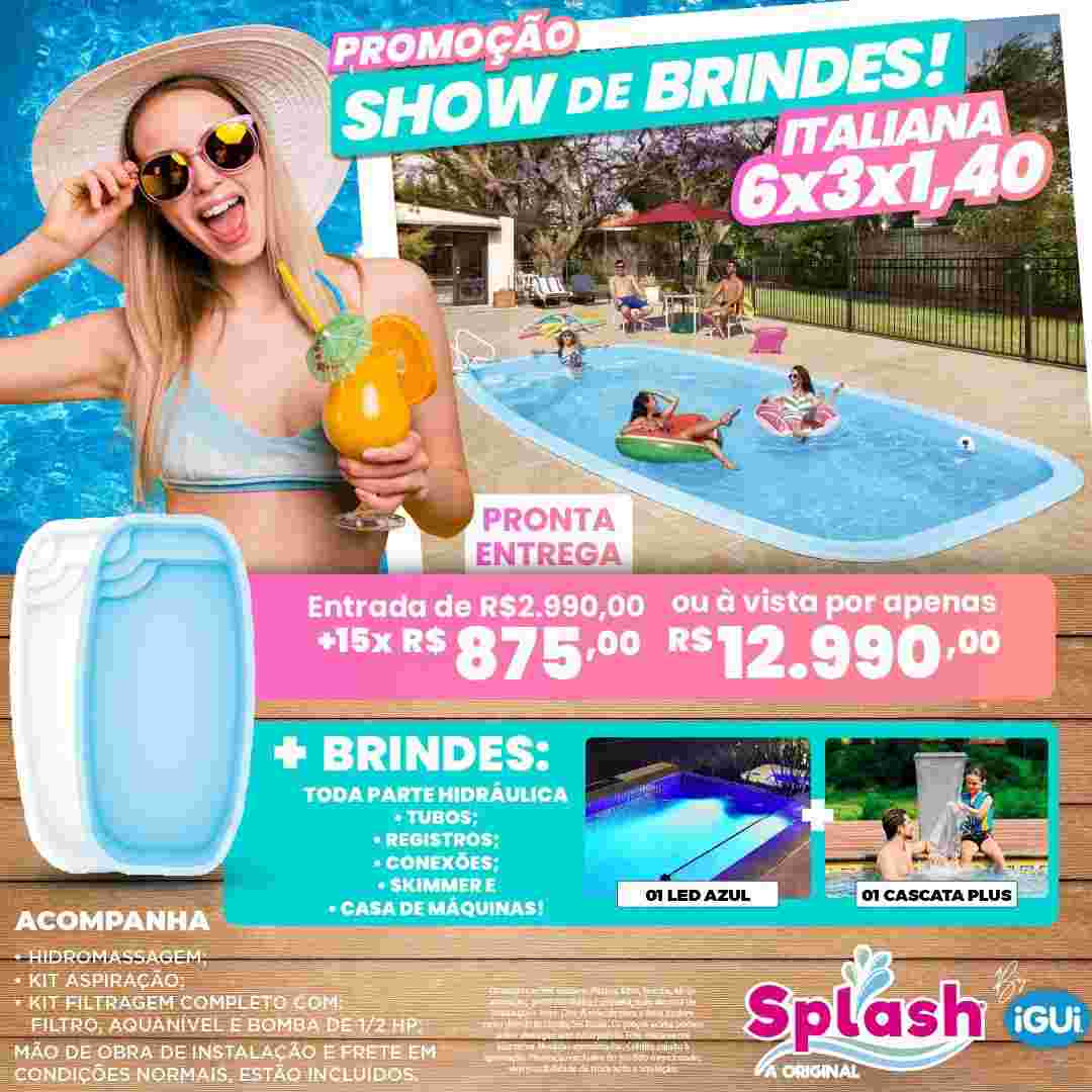 Piscina De Fibra Spa E Prainha Splash Piscinas Bel M